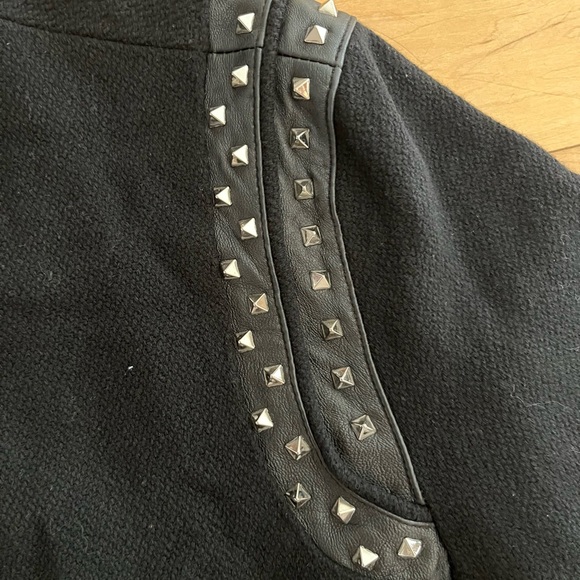 FW16 Saint Laurent Paris Studded Teddy Jacket - Picture 3 of 7